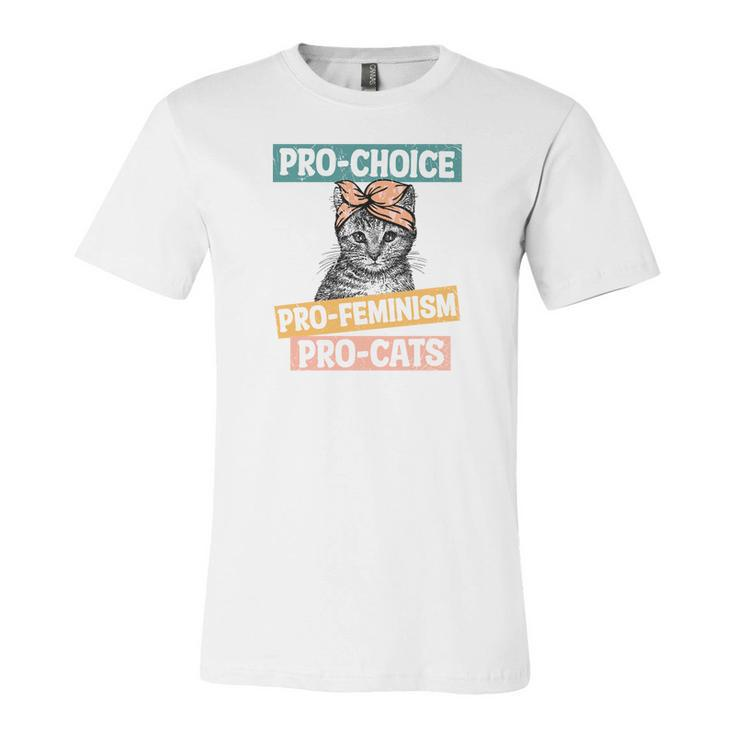 Womens Rights Pro Choice Pro Feminism Pro Cats Unisex Jersey Short Sleeve Crewneck Tshirt