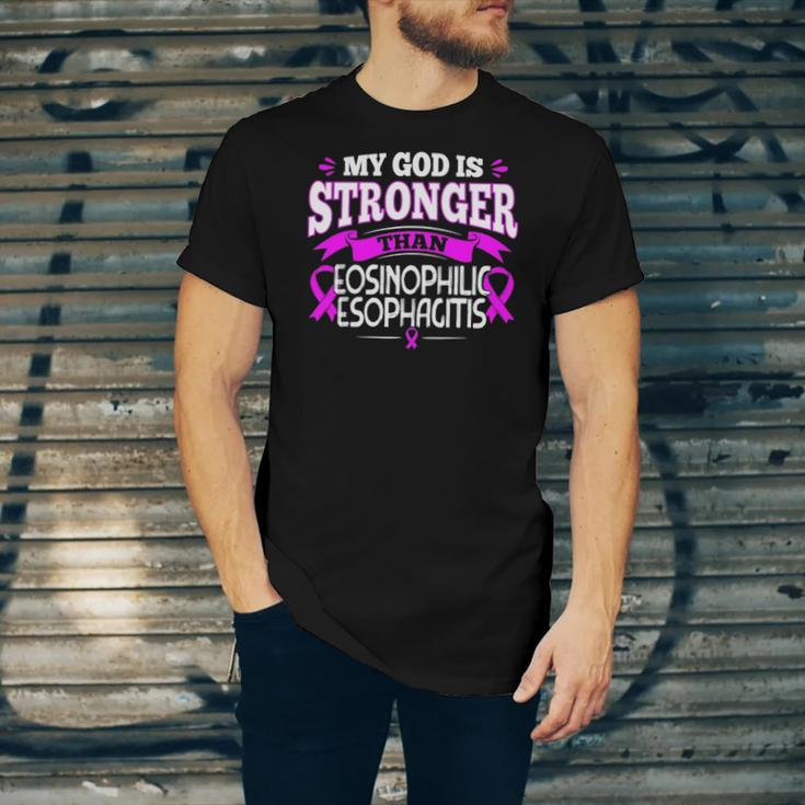 Allergic Oesophagitis Awareness Ribbon For Eoe Patients Jersey T-Shirt
