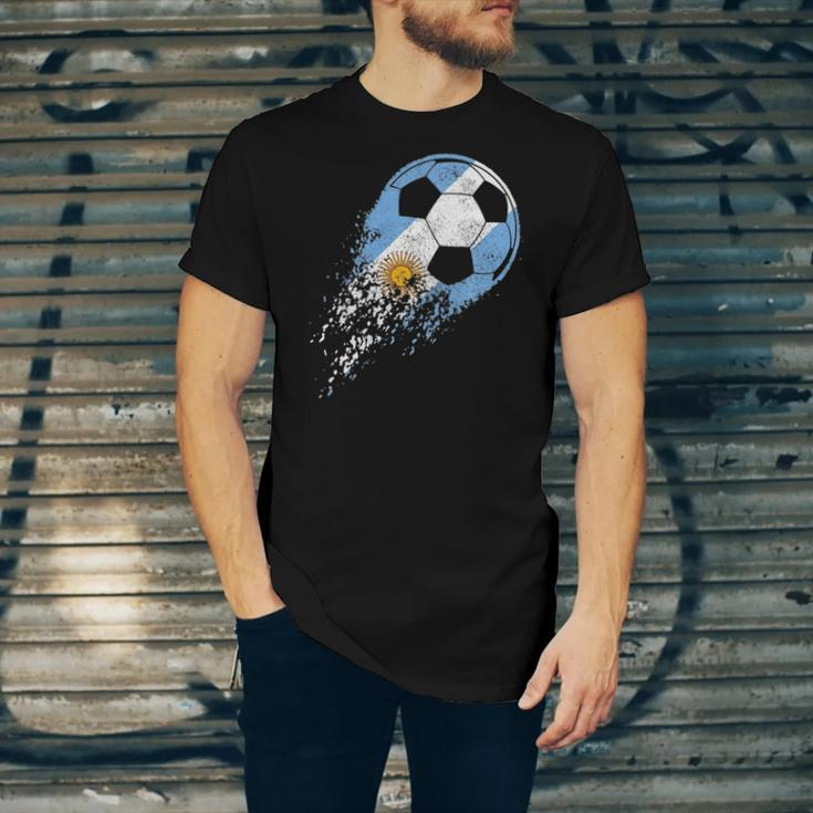 Argentina Soccer Argentinian Flag Pride Soccer Player Jersey T-Shirt