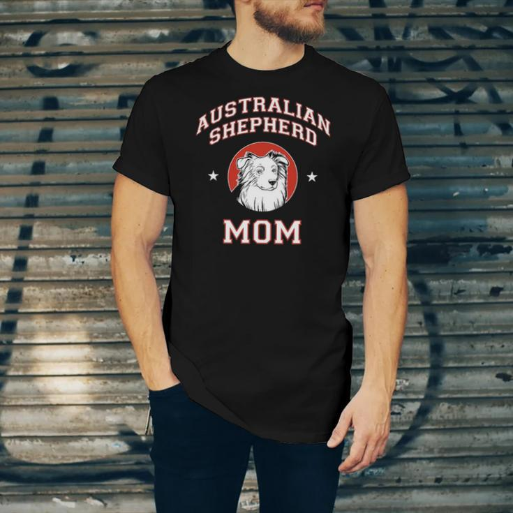Australian Shepherd Mom Happy Mother&8217S Day Jersey T-Shirt