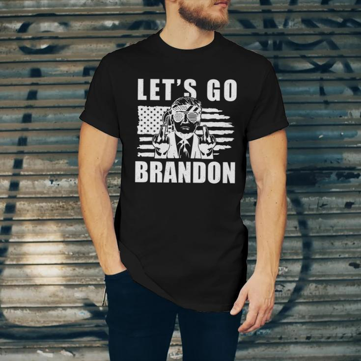Funny Anti Biden Fjb Lets Go Brandon Funny Meme Unisex Jersey Short Sleeve Crewneck Tshirt