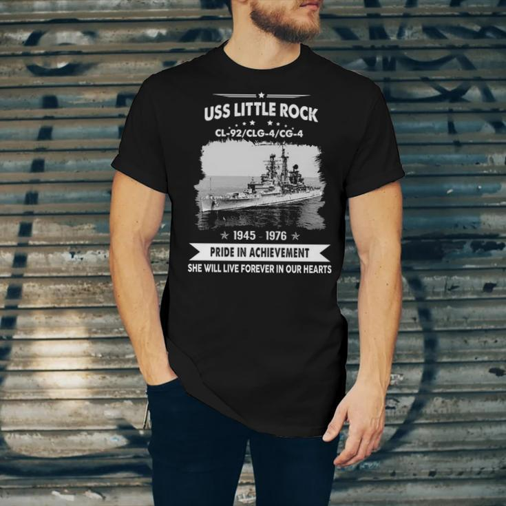 Uss Little Rock Cg 4 Clg 4 Cl Unisex Jersey Short Sleeve Crewneck Tshirt