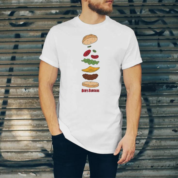 Bob&8217S Burgers Elements Of A Burger Jersey T-Shirt