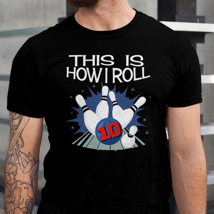 10Th Birthday Bowling Boys Bday Party Jersey T-Shirt