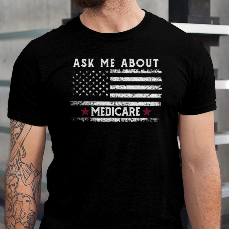 Ask Me About Medicare Health Insurance Consultant Agent Cool Jersey T-Shirt
