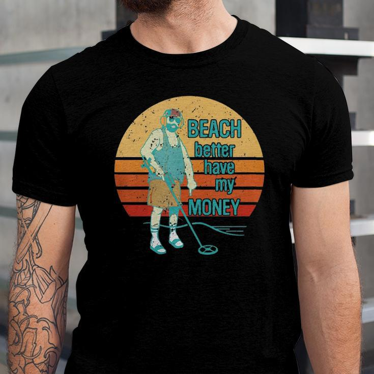 Beach Better Have My Money Retro Sunset Jersey T-Shirt