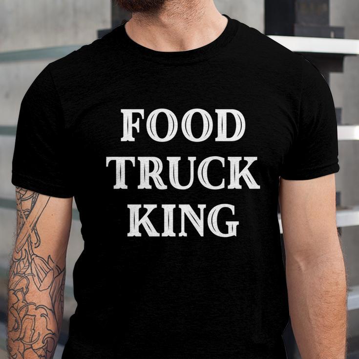 Food Truck King Gift Cool Gift Unisex Jersey Short Sleeve Crewneck Tshirt