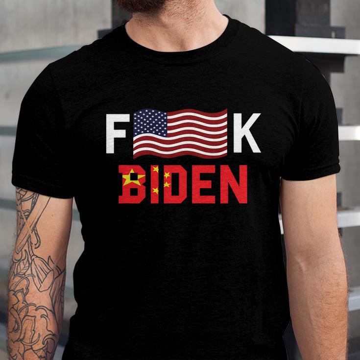 Funny Anti Biden Fjb Bare Shelves Bareshelves Biden Sucks Political Humor Unisex Jersey Short Sleeve Crewneck Tshirt