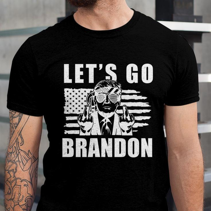 Funny Anti Biden Fjb Lets Go Brandon Funny Meme Unisex Jersey Short Sleeve Crewneck Tshirt