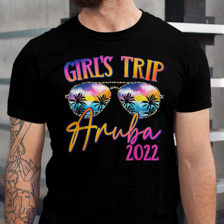 Girls Trip Aruba 2022 Sunglasses Summer Matching Group V2 Unisex Jersey Short Sleeve Crewneck Tshirt
