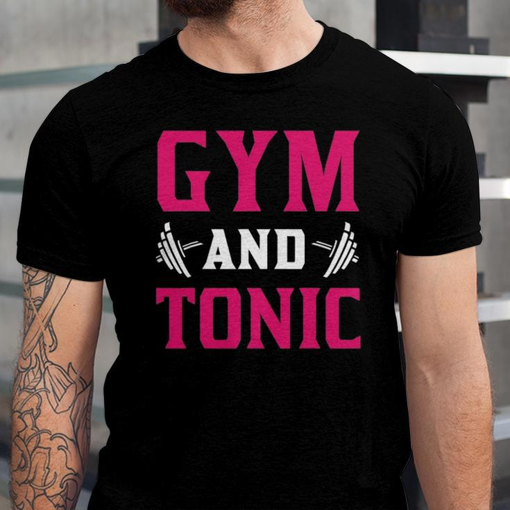 Gym And Tonic Workout Exercise Training Jersey T-Shirt