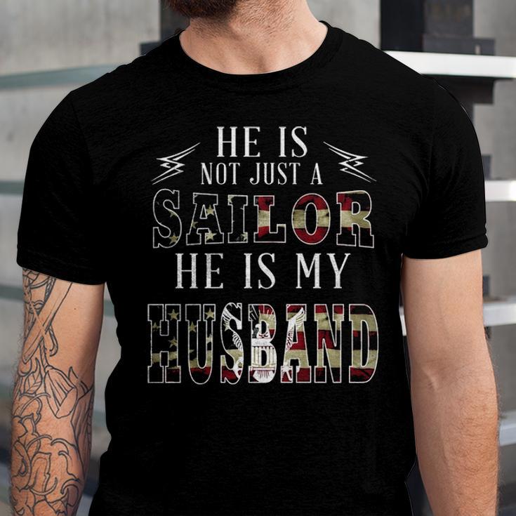 My Husband Is A Sailor Unisex Jersey Short Sleeve Crewneck Tshirt