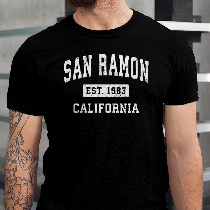 San Ramon California Ca Vintage Established Sports Jersey T-Shirt