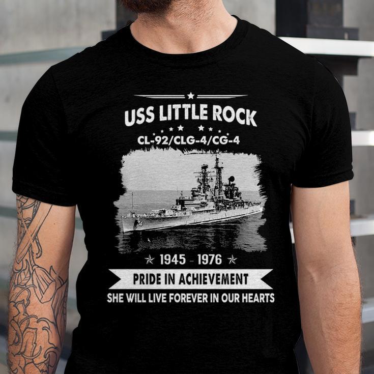 Uss Little Rock Cg 4 Clg 4 Cl Unisex Jersey Short Sleeve Crewneck Tshirt