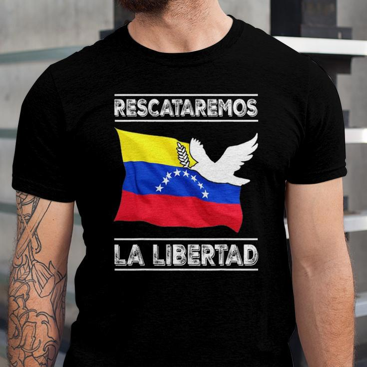 Venezuela Freedom Democracy Guaido La Libertad Jersey T-Shirt