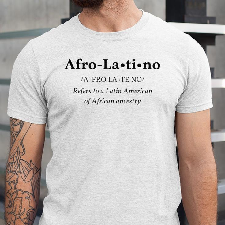 Afro Latino Dictionary Style Definition Tee Jersey T-Shirt