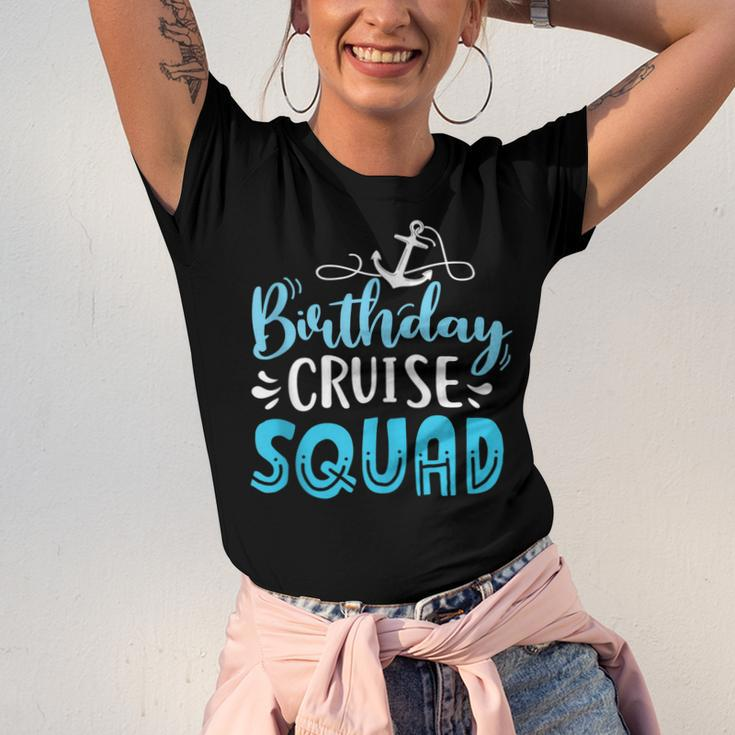 Birthday Cruise Squad Cruising Vacation Funny Birthday Gifts V2 Men Women T-shirt Unisex Jersey Short Sleeve Crewneck Tee