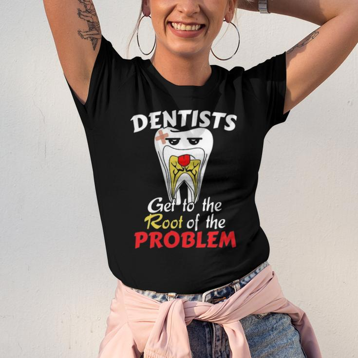 Dentist Root Canal Problem Quote Pun Humor Jersey T-Shirt