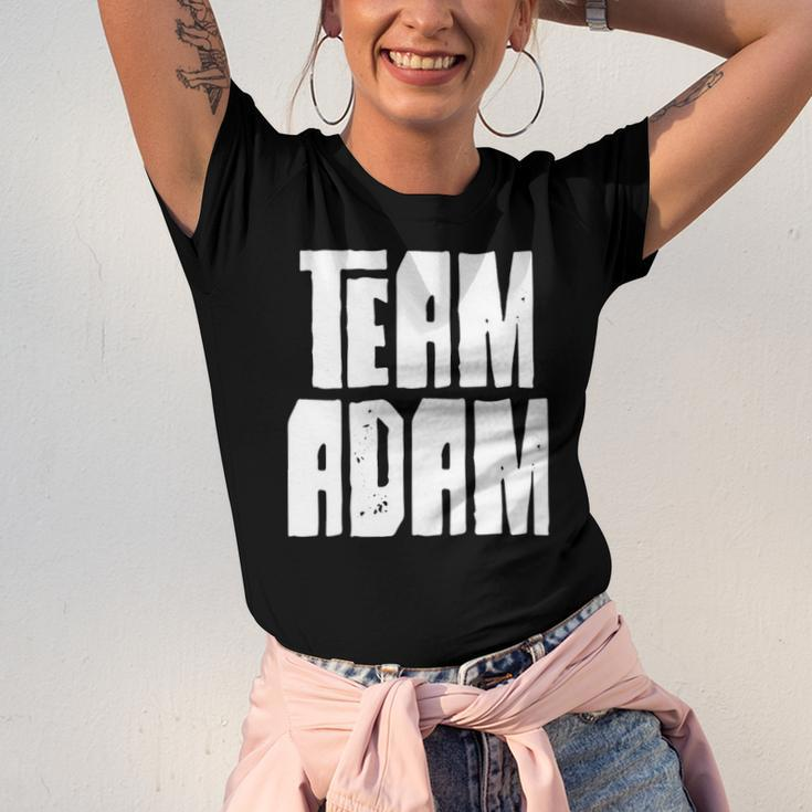 Team Adam Son Dad Mom Husband Grandson Sports Group Jersey T-Shirt