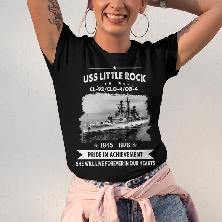 Uss Little Rock Cg 4 Clg 4 Cl Unisex Jersey Short Sleeve Crewneck Tshirt