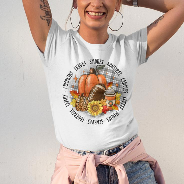 Cute Halloween Autumn Season Vibes For Autumn Lovers Men Women T-shirt Unisex Jersey Short Sleeve Crewneck Tee