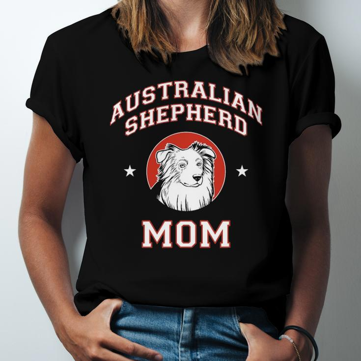 Australian Shepherd Mom Happy Mother&8217S Day Jersey T-Shirt