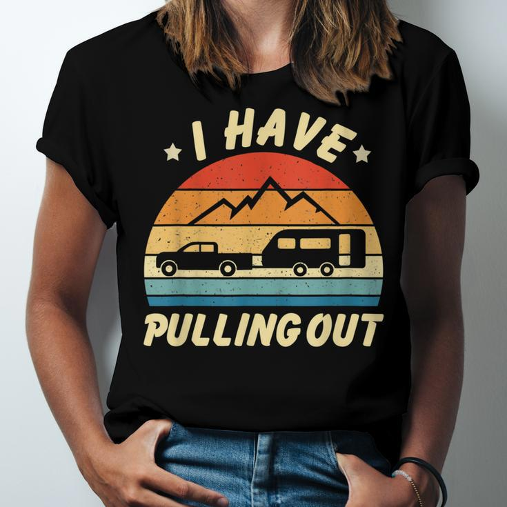 Camping I Hate Pulling Out Funny Retro Vintage Funny  Men Women T-shirt Unisex Jersey Short Sleeve Crewneck Tee