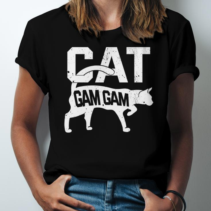 Cat Gam Gam Kitten Pet Owner Meow Jersey T-Shirt