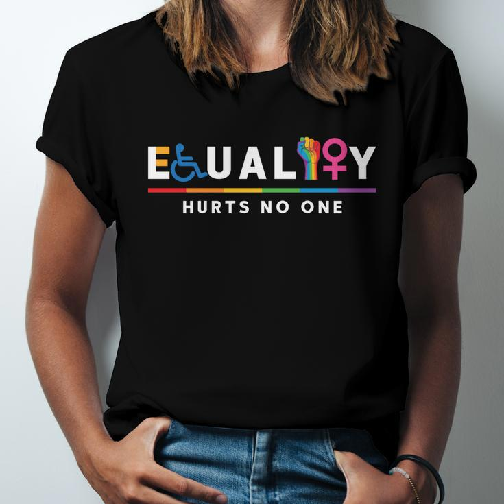 Equality Hurts No One Equal Rights Lgbt Gift Unisex Jersey Short Sleeve Crewneck Tshirt