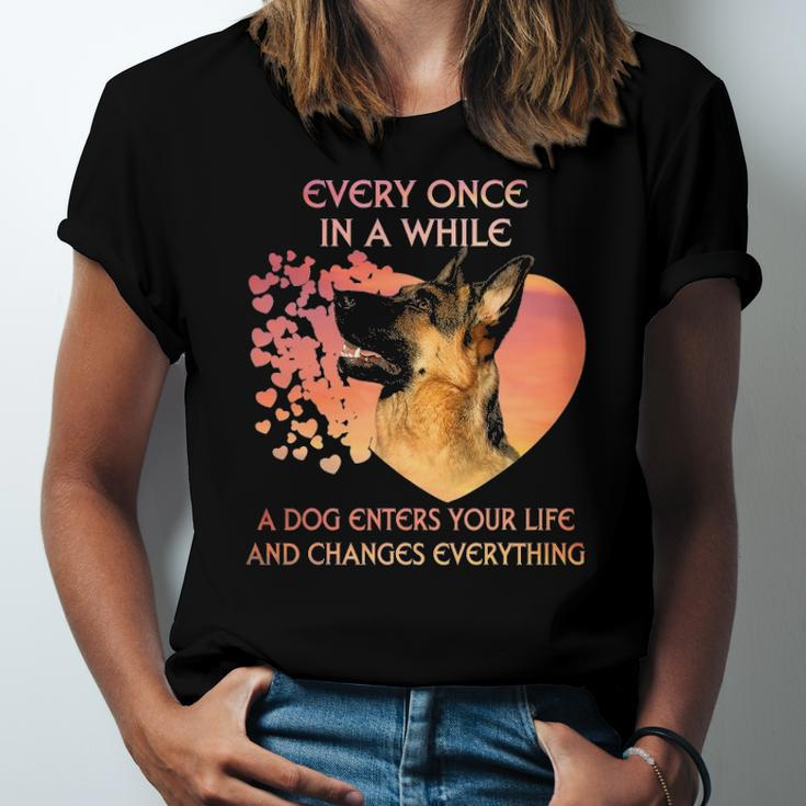 Every Once In A While A Dutch Shepherd Enters You Life Jersey T-Shirt
