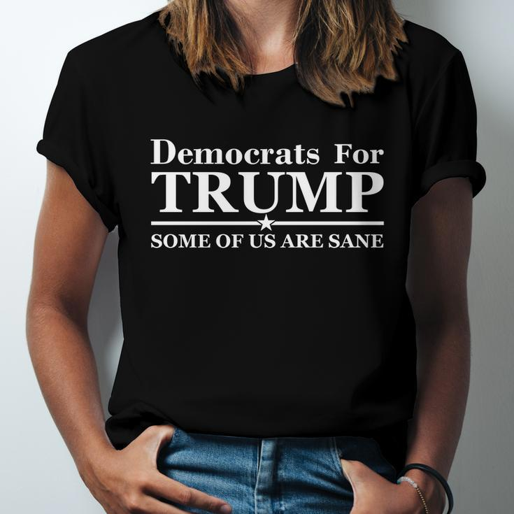 Funny Anti Biden Democrats For Trump Some Of Us Are Sane Unisex Jersey Short Sleeve Crewneck Tshirt