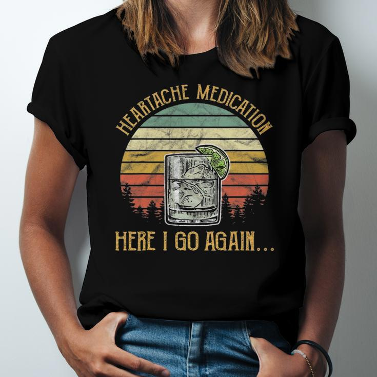 Heartache Medicationhere I Go Again&8230 Music Lover Jersey T-Shirt