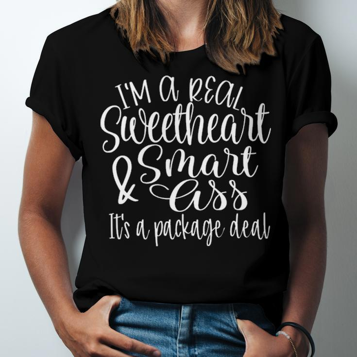 Im A Real Sweetheart Unisex Jersey Short Sleeve Crewneck Tshirt