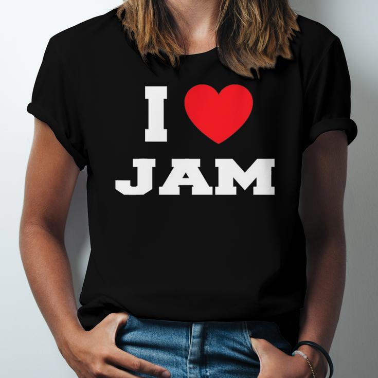 I Love Jam I Heart Jam Jersey T-Shirt
