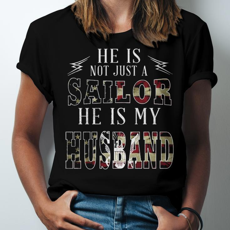 My Husband Is A Sailor Unisex Jersey Short Sleeve Crewneck Tshirt