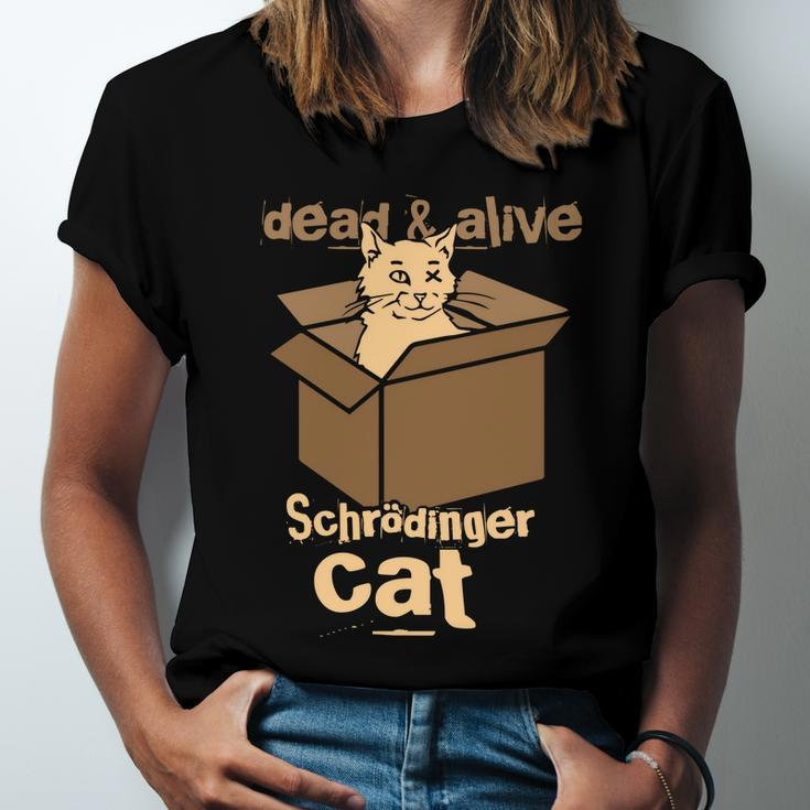 Physicists Scientists Schrödingers Katze Gift Unisex Jersey Short Sleeve Crewneck Tshirt