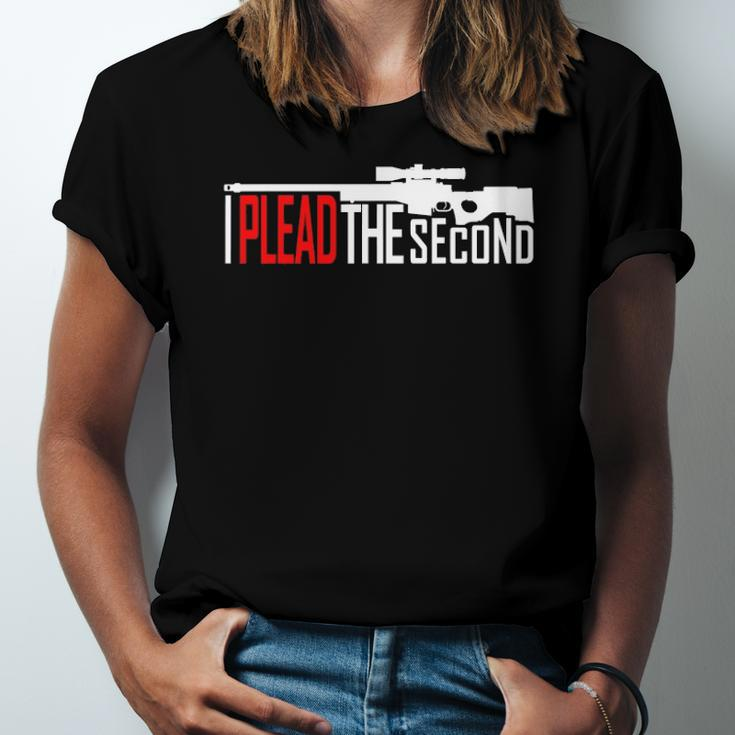 I Plead The Second 2Nd Amendment Republican Gun Rights Jersey T-Shirt