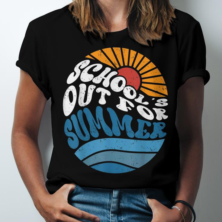 Schools Out For Summer Last Day Of School Kids Teachers Unisex Jersey Short Sleeve Crewneck Tshirt