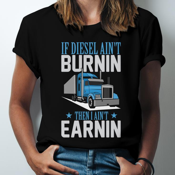 Truck Driver Funny Trucker Semicute Gifttrailer Truck Gift Unisex Jersey Short Sleeve Crewneck Tshirt