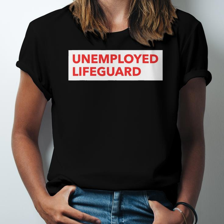 Unemployed Lifeguard Life Guard Jersey T-Shirt