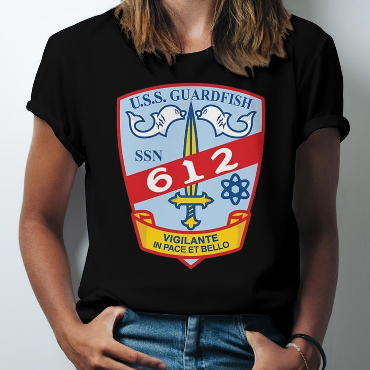 Uss Guardfish Ssn-612 United States Navy Jersey T-Shirt