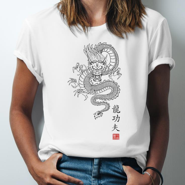 Dragon Kung Fu Jersey T-Shirt