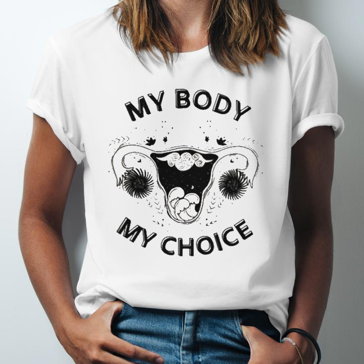 Pro-Choice Texas Power My Uterus Decision Roe Wade Jersey T-Shirt
