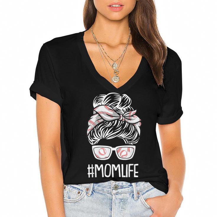Baseball Mama Shirt - Funny Mom Graphic Tee With Heart Design For Game Day