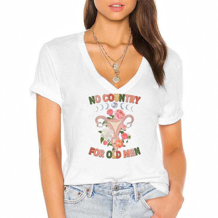 Women's Jersey Short Sleeve Deep V-Neck Tshirt