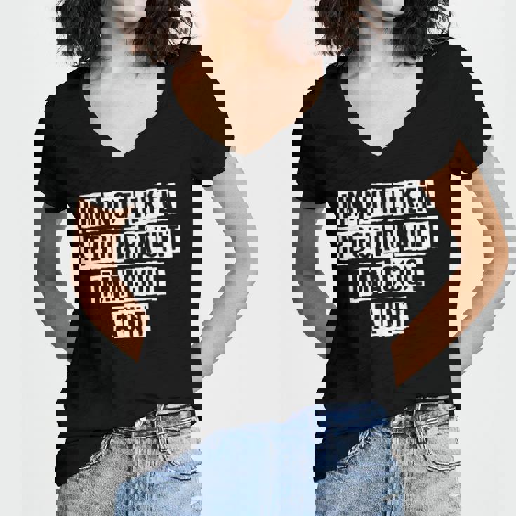 Lovely Funny Cool Sarcastic Im Not Like A Regular Aunt Im A Women's Jersey Short Sleeve Deep V-Neck Tshirt Lovely Funny Cool Sarcastic Im Not Like A Regular Aunt Im A Women's Jersey Short Sleeve Deep V-Neck Tshirt