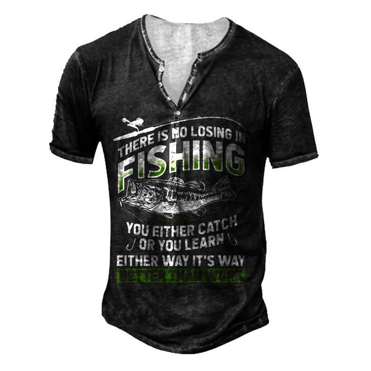 Catch Or Learn Men's Henley T-Shirt