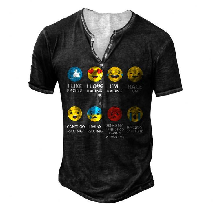 Racing Life Emotions Men's Henley T-Shirt