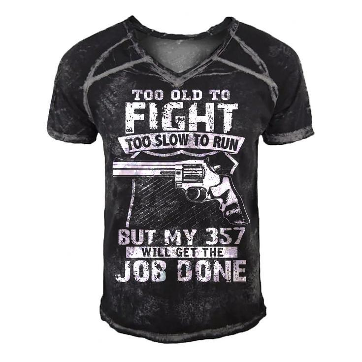 357 - Get The Job Done Men's Short Sleeve V-neck 3D Print Retro Tshirt