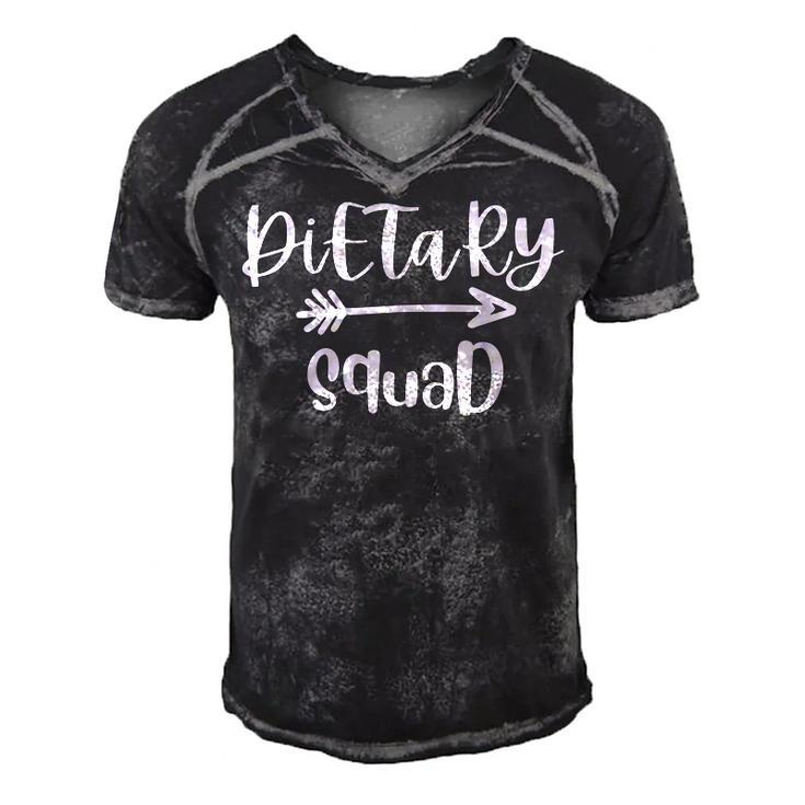 Dietary Squad Dietary Aide Rock  Men's Short Sleeve V-neck 3D Print Retro Tshirt